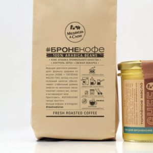 Арабика молотый 500 г для #БРОНЕкофе Медведь и Слон 1