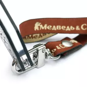 Брелок МиС | карабин на ленте Медведь и Слон 5
